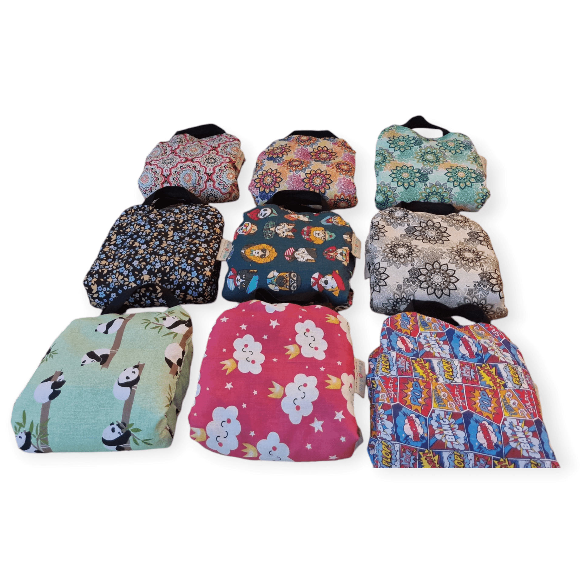 Saquín · Saco térmico multiusos con funda-bolsa lavable · Estampado cómic - 2